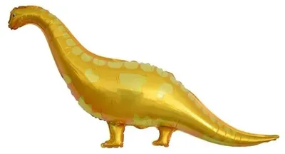 Obrázek produktu pro Fóliový balón s motivem žlutého brachiozaura, 99 x 56 cm – Godan