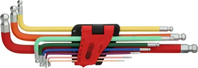 Produktbild von KS Tools 151.3222, 9 Stück(e), Stahl, Chrom, DIN ISO 2936, 426 g