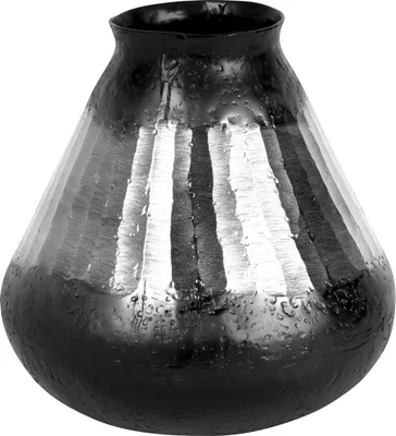 Produktbild von Lambert Riku Gefäß Aluminium silber/schwarz H 26 D 26 cm 41237