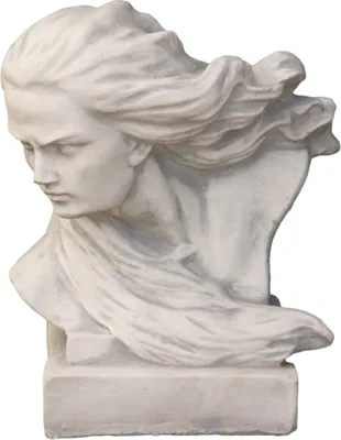 Produktbild von Schöne Büste Chopin aus Steinguss perfekt für den Garten die Terrasse oder die Fensterbank ist Frostfest Witterungsbeständig und Neu 24cm H, PO-1074