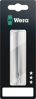 Obrázok produktu pre Wera 851/4 Z SB, 1 kusov, Phillips, PH 2, DIN ISO 1173-F 6,3, 152 mm, 25,4 / 4 mm (1 / 4")