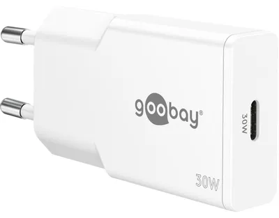 Produktbild von goobay USB-C PD GaN Schnellladegerät Slim (30 W), Ladegerät