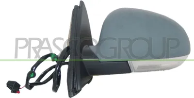 Produktbild von PRASCO VG5207324 Außenspiegel Seitenspiegel Links für VW Golf V Variant (1K5) Beheizt Grundiert Elektrisch