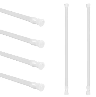 Zdjęcie produktu dla Zestaw 6 regulowanych listew do zasłon, 40-70 cm, montaż bez wiercenia