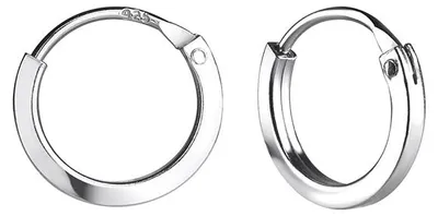 Produktbild von Kleine Creolen Silber 925 Ohrringe 10 mm Silber