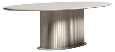 Produktbild von Luxus Esszimmertisch Esstisch Tisch Holz Beige Esszimmer Holztisch