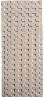 Imagen del producto de Alfombra Kurzflor, color beige, diseño liso, ideal para sala de estar, dormitorio o habitación infantil, rectangular, 80x250 cm