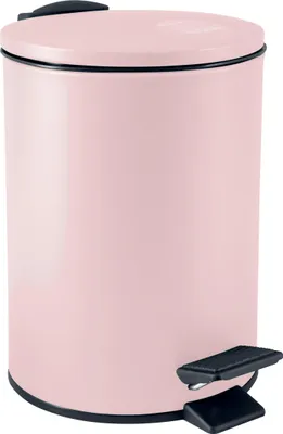 Produktbild von Spirella Treteimer Cannes - hellrosa - 3 Liter - Metall - 17x25 cm - soft-close