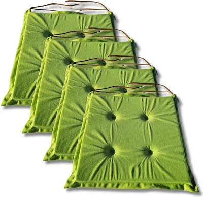 Immagine prodotto di Set 4 cuscini per sedie 40x40x3 cm decorativi per salotto - 1229