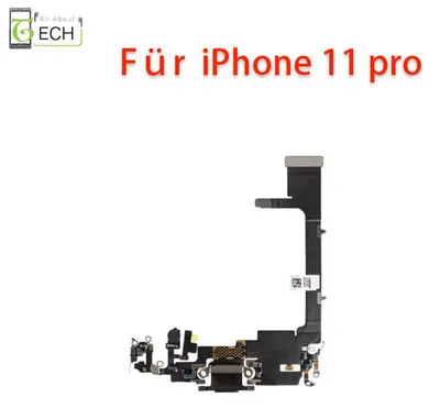 Produktbild von Ladebuchse für iPhone 11 Pro Anschluss Connector Flex USB Schwarz