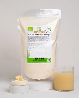 Produktbild von 250 g Bio Mangopulver | Trockenfrüchte | Buxtrade | Mango | Fruchtpulver