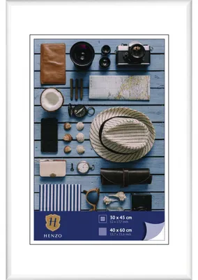 Obrázek produktu pro Henzo plastový rám Napoli 40x60 cm bílý