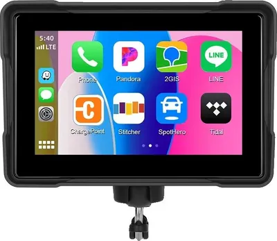 Zdjęcie produktu dla Odtwarzacz multimedialny, bezprzewodowy CarPlay, kompatybilność z Android Auto, odtwarzacz Moto CarPlay
