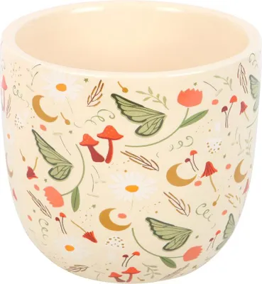 Image de Something Different - Pot de fleurs folklorique SD10535 (Taille unique) (Blanc)