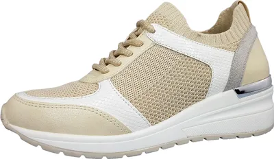 Immagine prodotto di Scarpe da donna La Strada scarpe stringate sportive sneakers beige tempo libero, numero di scarpe:37 EU