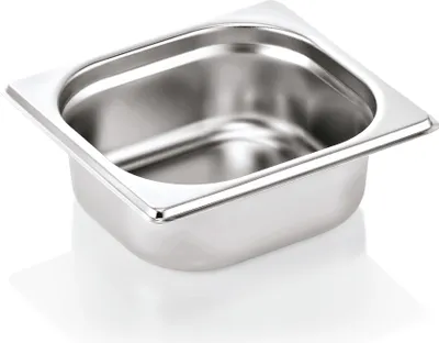 Zdjęcie produktu dla Pojemnik GN 1/6, 65 mm, 1 litr, stal nierdzewna GN 75 ECO