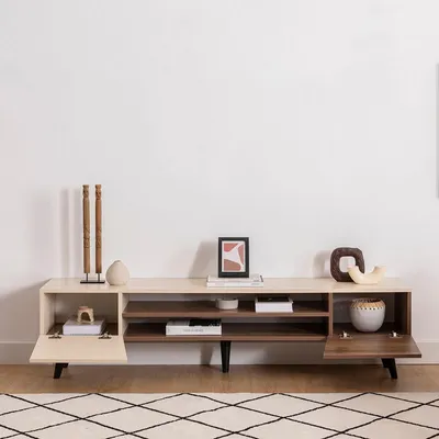 Immagine prodotto di Lei - Mobile Porta tv, 180x37x45h cm Beige, un Ripiano