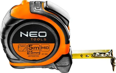 Produktbild von Neo Tools Maßband aus Stahl 5 m magnetisch