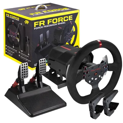 Image de Fr-tec Fr Force Volant et pédales Argent Argent One Size