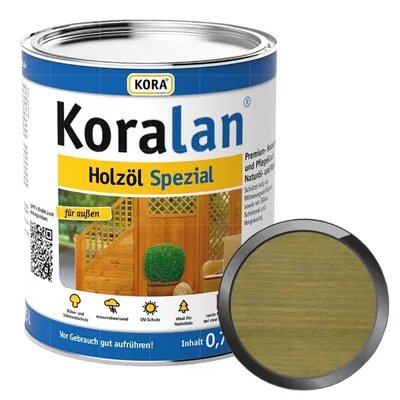 Produktbild von KORA Koralan Holzöl-Spezial 0.75 Liter Salzgrün