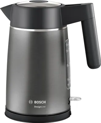 Produktbild von Bosch TWK5P480 Wasserkocher Edelstahl/schwarz, Farbe:Grau