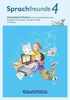 Produktbild von Sprachfreunde 4. Schuljahr - Ausgabe Süd (Sachsen, Sachsen-Anhalt, Thüringen) - Arbeitsheft Fördern