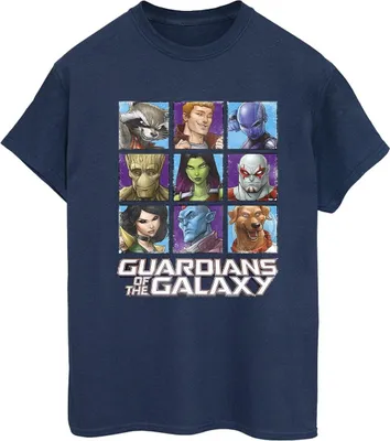 Produktbild von Guardians Of The Galaxy - T-Shirt für Damen BI25422 (L) (Marineblau)