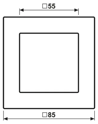 Immagine prodotto di Cornice Jung 1-gang A 5581 BF WWM A5581BFWWM
