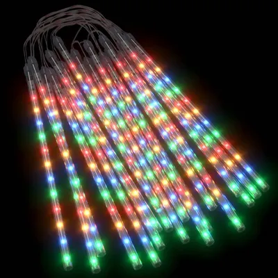 Obrázok produktu pre vidaXL LED svetlá Meteor 20 ks 30 cm Viacfarebné 480 LED diód