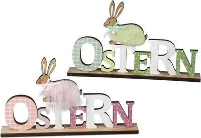 Produktbild von Schrif.Ostern30Holz farbig so