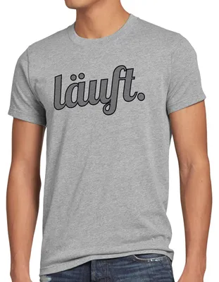 Produktbild von style3 läuft Herren T-Shirt Funshirt Spruchshirt Shirt