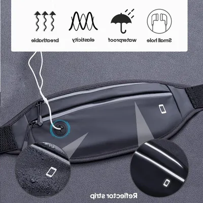 Stilvolle und Wasserdichte Hüfttasche für Damen und Herren - Ideal für Sport, Reisen und Outdoor-Aktivitäten wie Wandern und