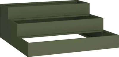 Produktbild von Garten-Pflanzgefäß Olive Grün 90 x 90 x 35 cm