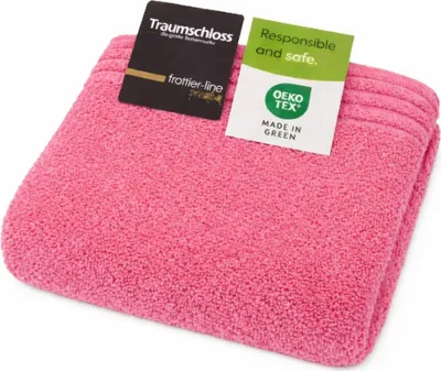 Produktbild von Traumschloss Frottier-Line Premium Handtuch 50 x 100 cm pink 100% ägäische Baumwolle mit 600g/m²