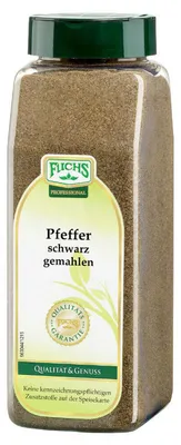 Zdjęcie produktu dla Fuchs Professional pieprz czarny mielony owocowy ostry 550g