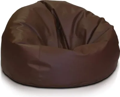 Produktbild von Ecopuf Sakwa, Sitzkissen Sessel Bean Bag, Sitzsack Kunstleder, Dunkelbraun E13, M