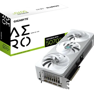 Image de Gigabyte RTX5070 TI AERO OC 16GB GDDR7 HDMI 3xDP