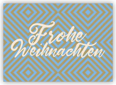 Produktbild von Schicke reduzierte grafische Weihnachtskarte mit Handschrift: Frohe Weihnachten