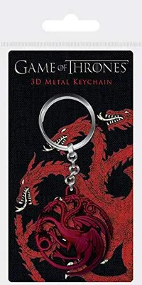 Produktbild von Game of Thrones - Targaryen Sigil - Schlüsselanhänger aus Metall
