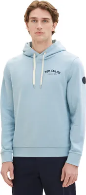 Produktbild von TOM TAILOR LOGO HOODIE Herren Kapuzenpullover, Größe:XXL, Farbe:30463 - Dusty Mint Blue