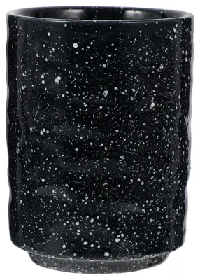 Obrázok produktu pre Keramická šálka na čaj, japonský štýl, čierna, 10x7,5x7,5 cm