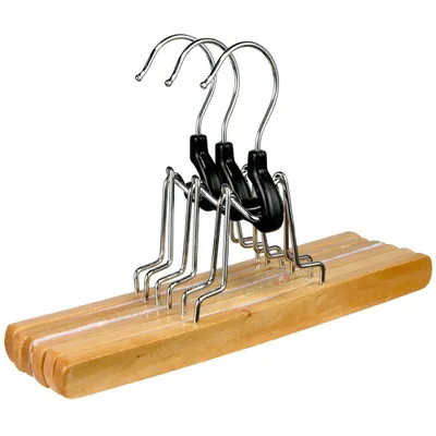 Produktbild von Hosenspanner aus Holz, 3-er Pack