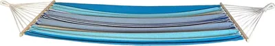 Zdjęcie produktu dla Hamak ogrodowy 1 osobowy 200x100cm z drążkiem 1052199