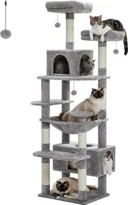 Productafbeelding van Kattenboom, ruim ontwerp, duurzame kraboppervlakken, AMT0204GY, XL