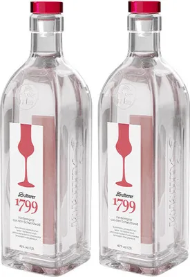 Produktbild von Sutterer 1799 2er Set Himbeergeist 2x 0,5L (40% Vol) Obstbrand aus dem Schwarzwald- [Enthält Sulfite]