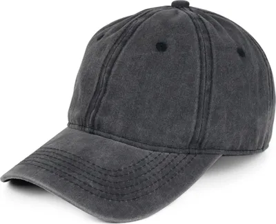 Produktbild von styleBREAKER Uni Baseball Cap Vintage Look verstellbar 6-Panel Cappy in Washed Optik mit gebogenem Schirm Baumwolle Retro Cap Damen und Herren