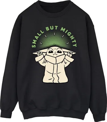 Produktbild von Star Wars - "The Mandalorian Small But Mighty" Sweatshirt für Herren BI46652 (XXL) (Schwarz)