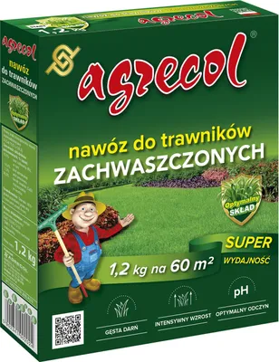 Zdjęcie produktu dla Nawóz do trawników zachwaszczonych AGRECOL 1.2KG