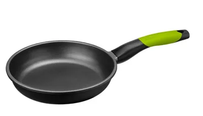 Produktbild von BRA A121449, Rund, Allzweckpfanne, Schwarz, Grün, PTFE, Aluminium, Gas, Induktion