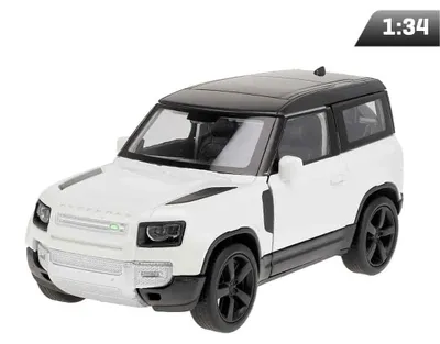Productafbeelding van Model 1:34, Land Rover Defender 2020, wit